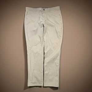 English Laundry Mens Chino Pants Tan Khaki Stretch Cotton 36x32 1366228